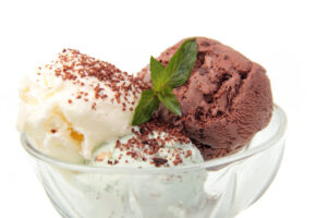 bowl of ice cream